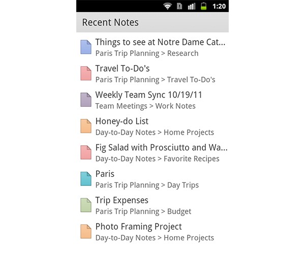 Microsoft  OneNote Mobile  Android